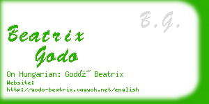 beatrix godo business card